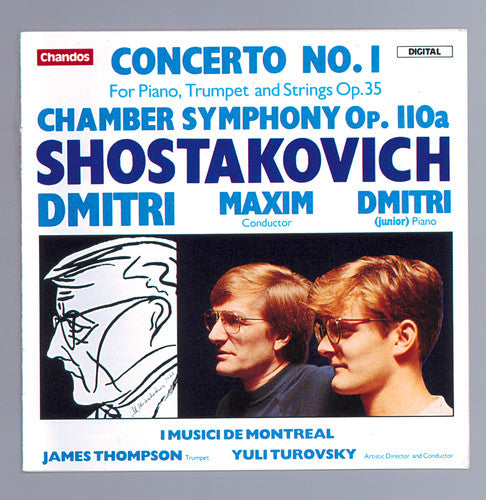 Shostakovich / Turlovsky / Montreal I Musici: Piano Concerto 1 / Chamber Symphony Op 110A