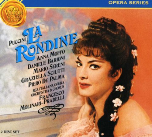 Puccini / Moffo / Barioni / Sereni / Sciutti: Puccini: La Rondine Complete - COMPACT DISCS