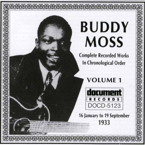 Moss, Buddy: Restless Night Blues: Complete Recorded Works 1933-1941 Volume 1