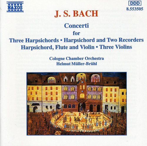 Bach / Muller-Bruhl / Cologne Chamber Orchestra: Concerti for Harpsichord Flute & Violin