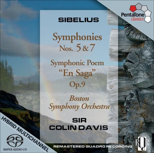 Sibelius / Bso / Davis: Symphonies 5 & 7 / Symphonic Poem en Saga Op.9 - SUPER-AUDIO CD