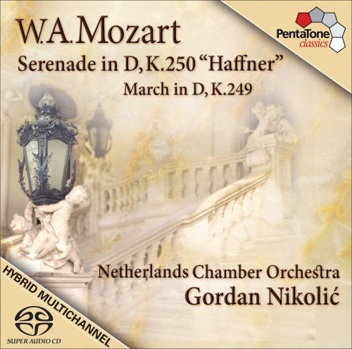 Mozart / Nco / Nikolic: Serenade in D KV 250 Haffner March in D KV 249 - SUPER-AUDIO CD
