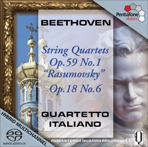 Beethoven / Quartetto Italiano: String Quartets Op. 59 No. 1 & Op. 18 No. 6 - SUPER-AUDIO CD