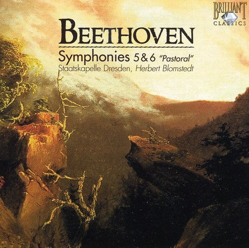 Beethoven / Staatskapelle Dresden / Blomstedt: Symphony 5 & 6 - COMPACT DISCS