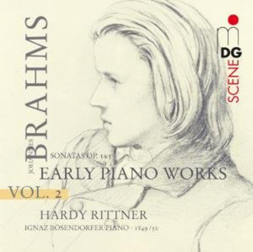 Brahms / Rittner: Early Piano Works 2: Sonatas Op 1 & 5 - SUPER-AUDIO CD