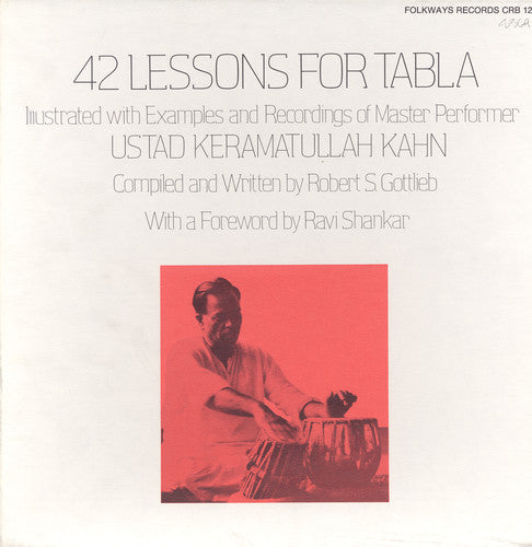 Kerama Tullah Khan: 42 Lessons for Tabla - COMPACT DISCS