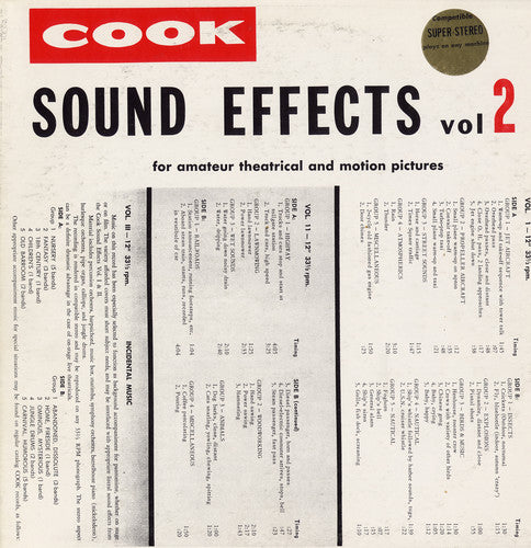 Sound Effects 2 / Various: Sound Effects 2 / Various