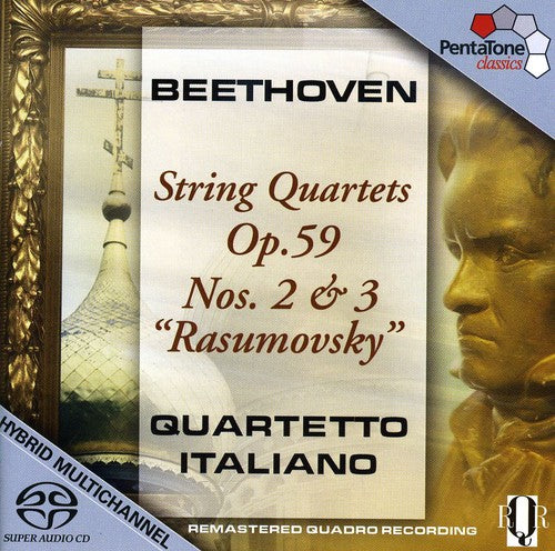 Beethoven / Quartetto Italiano: String Quartets Op 59 2 & 3 - SUPER-AUDIO CD