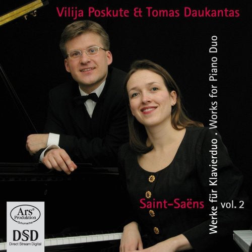 Saint-Saens / Poskute / Daukantas: Works for Piano Duo 2 - SUPER-AUDIO CD