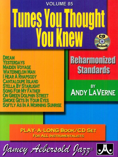 Jamey Aebersold: Tunes You Thought You Knew: Reharmonized Standards - COMPACT DISCS