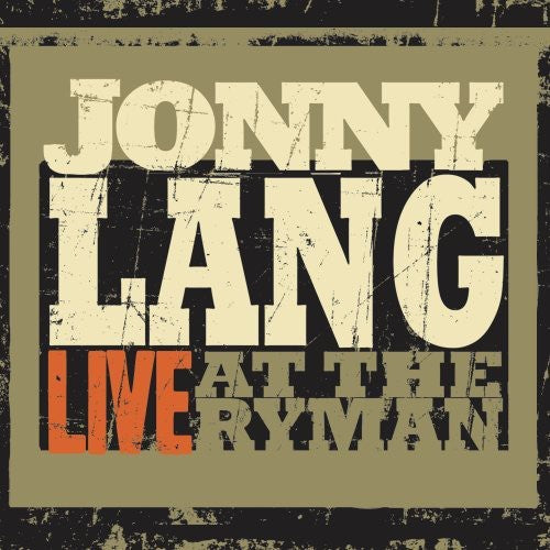 Lang, Jonny: Live At The Ryman