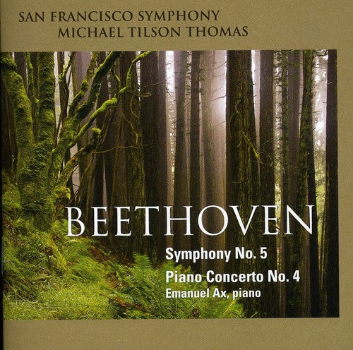 Beethoven / Ax / Sfs / Tilson Thomas: Symphony 5 / Piano Concerto 4 - SUPER-AUDIO CD