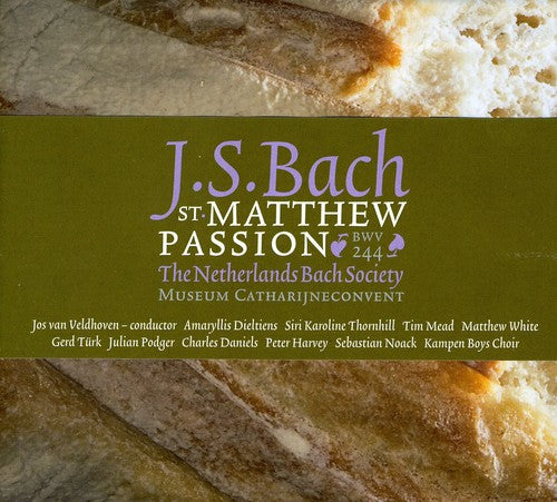 Bach / Dieltiens / Thornhill / Nbs / Veldhoven: St Matthew Passion - SUPER-AUDIO CD