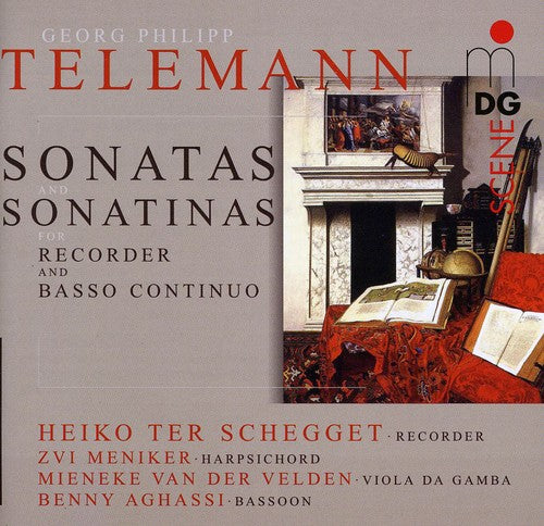 Telemann / Heiko Ter Scheggeto / Meniker / Aghassi: Sonatas for Recorder & Basso Continuo - SUPER-AUDIO CD