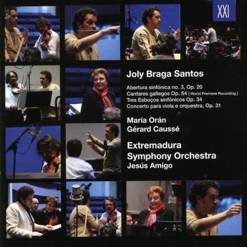 Santos, Joly Braga: Abertura Sinfonica No.3-Cantares Gallegos-Tres Esc