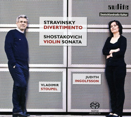 Stravinsky / Shostakovich / Stoupel / Ingolfsson: Works for Violin & Piano - SUPER-AUDIO CD