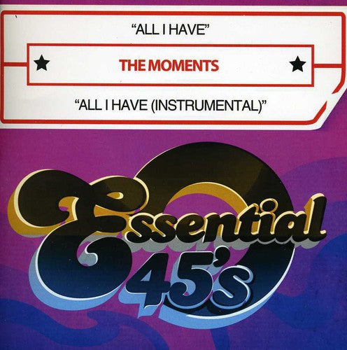 Moments: All I Have - CD SINGLE