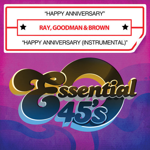 Ray Goodman & Brown: Happy Anniversary - CD SINGLE