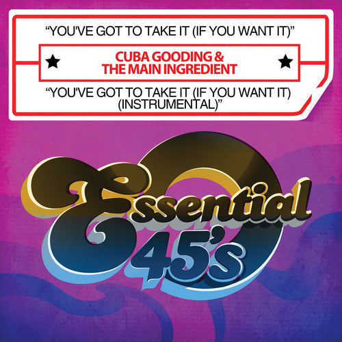 Good, Cuba / Main Ingredient: You've Got to Take It - CD SINGLE