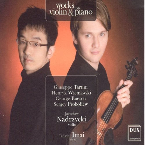 Tartini / Nadrzycki / Imai: Works for Violin & Piano