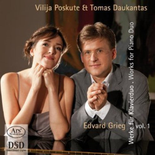 Grieg / Poskute / Daukantas: Piano Duets 1 - SUPER-AUDIO CD