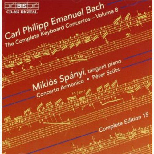 Bach, C.P.E. / Spanyi, Miklos / Conc Armonico, Szuts: Cto in G W.34 / Cto in F W.33 / Cto in B Min W.30