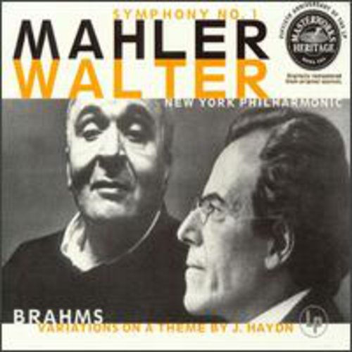 Mahler / Brahms / Walter / Nyp: Symphony 1 / Variations on a Theme By Haydn