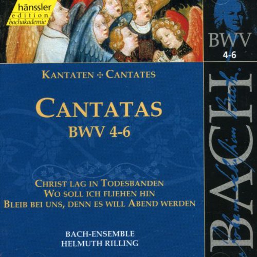 Bach / Gachinger Kantorei / Rilling: Sacred Cantatas BWV 4-6 - COMPACT DISCS