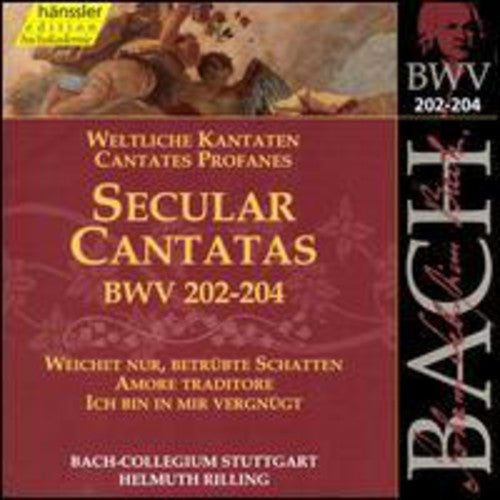 Bach / Rilling / Bach Ensemble: Secular Cantatas BWV 202-204 - COMPACT DISCS