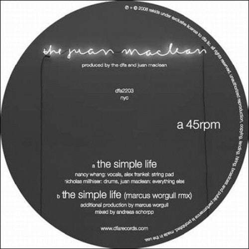 Juan Maclean: Simple Life