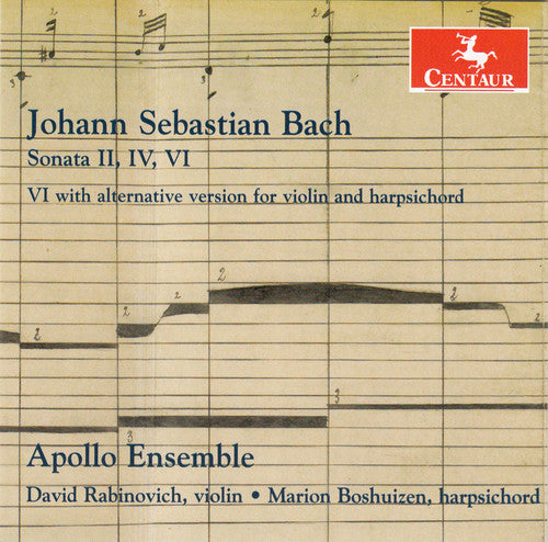 Bach, J.S. / Rabinovich / Boshuizen: Sons for Violin & Harpsichord