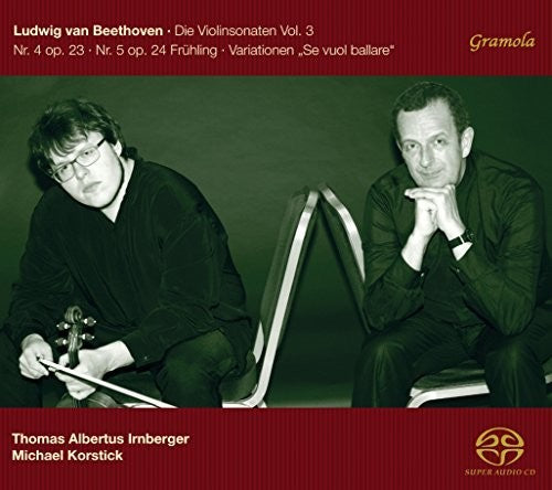 Beethoven / Irnberger / Korstick: Violin Sonatas 3 - SUPER-AUDIO CD