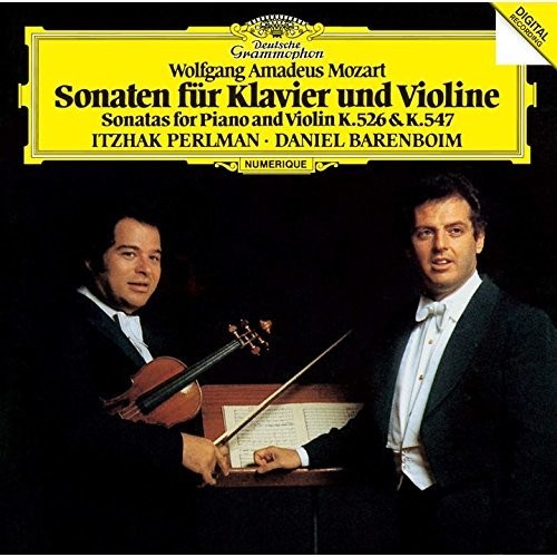 Itzhak Perlman: Mozart: Violin Sonatas K 526 & 547 - COMPACT DISCS