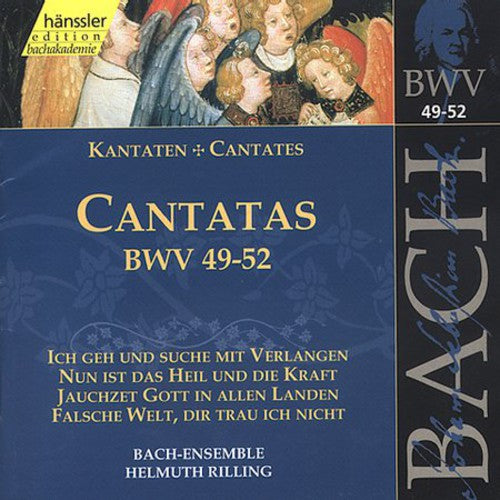 Bach / Gachinger Kantorei / Rilling: Sacred Cantatas BWV 49-52 - COMPACT DISCS