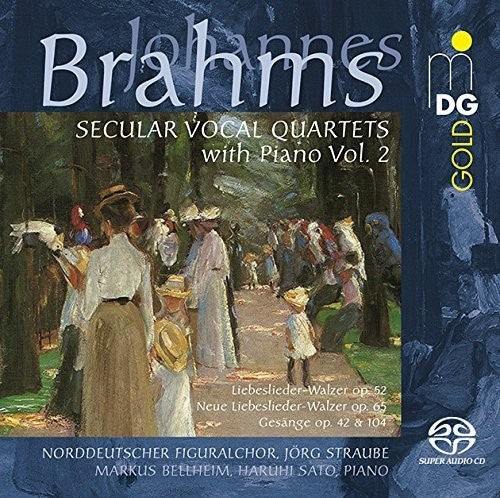Brahms / Norddeutscher Figuralchor / Straube, Jorg: Secular Vocal Works 2 - SUPER-AUDIO CD