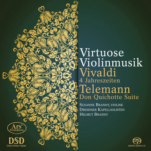 Telemann / Branny / Dresdner Kapellsolisten: Vivaldi & Telemann: Virtuose Violinmusik - SUPER-AUDIO CD