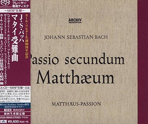 Richter, Karl: J.S. Bach: Matthaus-Passion. BWV244 - SUPER-AUDIO CD