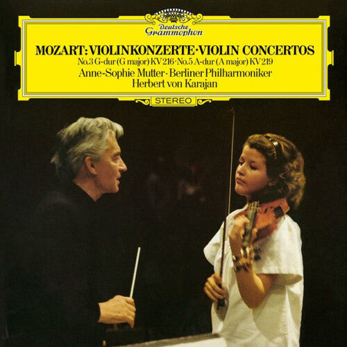 Mutter / Karajan / Berliner Philharmoniker: Mozart: Violin Concertos Nos. 3 & 5 - VINYL LP