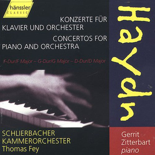 Haydn / Zitterbart / Schlierbach Co / Fey: Concertos for Piano & Orchestra - COMPACT DISCS