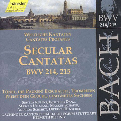 Bach / Rilling / Bach Ensemble: Secular Cantatas BWV 214-215 - COMPACT DISCS