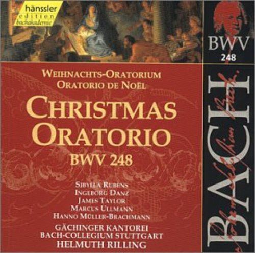 Bach / Rubens / Danz / Taylor / Schmidt / Rilling: Christmas Oratorio - COMPACT DISCS