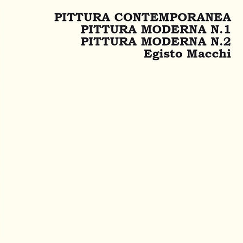 Macchi, Egisto: Pittura Contemporanea / Pittura Moderna N.1