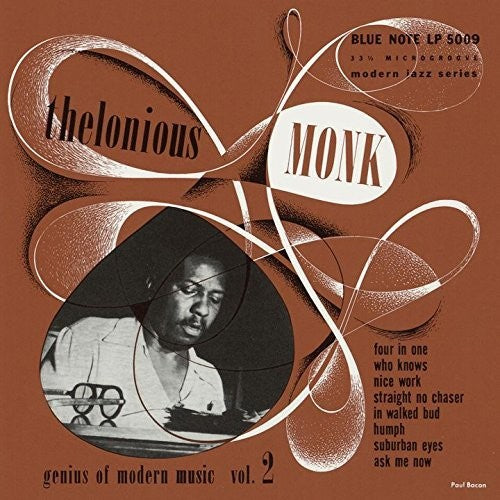 Monk, Thelonious: Genius Of Modern Music Vol 2