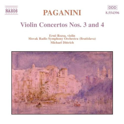Paganini / Rozsa / Dittrich / Slovak Radio So: Violin Concertos 3 & 4