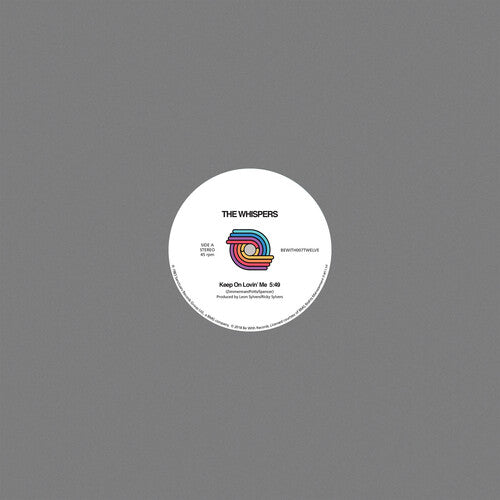 The Whispers: Keep On Lovin' Me/Turn Me Out - 12-INCH SINGLE