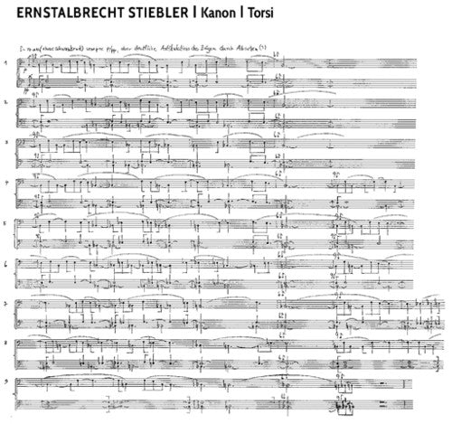 Stiebler, Ernstalbrecht: Kanon / Torsi