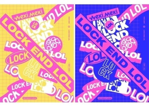 Weki Meki: Lock End LOL (Random Cover) (Incl. 80pg photo book, logo sticker, 2 selfie photo cards + 1 weki meki ring)