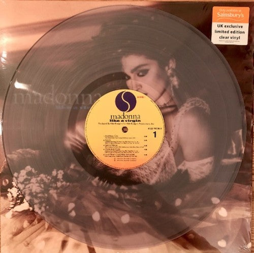 Madonna: Like A Virgin (Clear Vinyl Pressing) - VINYL LP