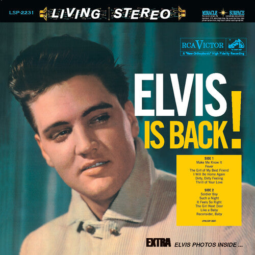Elvis Presley: Elvis Is Back - VINYL LP