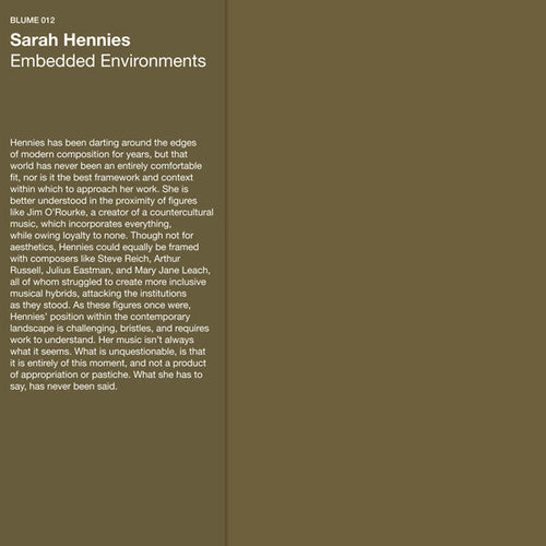 Hennies, Sarah: Embedded Environments
